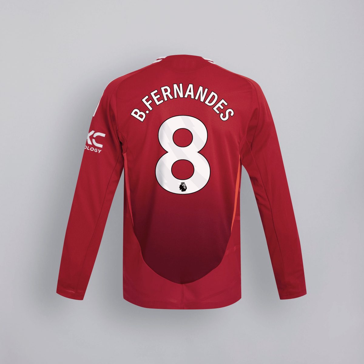 maglia da casa a maniche lunghe del manchester united 2425 – 8 bruno fernandes Collezione | Maglie Ufficiali Man Utd
