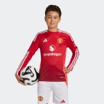 maglia da casa a maniche lunghe manchester united 2425 da bambino – 7 mason mount Collezione | Maglie Ufficiali Man Utd