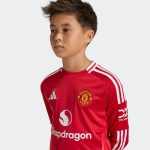 maglia da casa a maniche lunghe manchester united 2425 da bambino – 7 mason mount Collezione | Maglie Ufficiali Man Utd