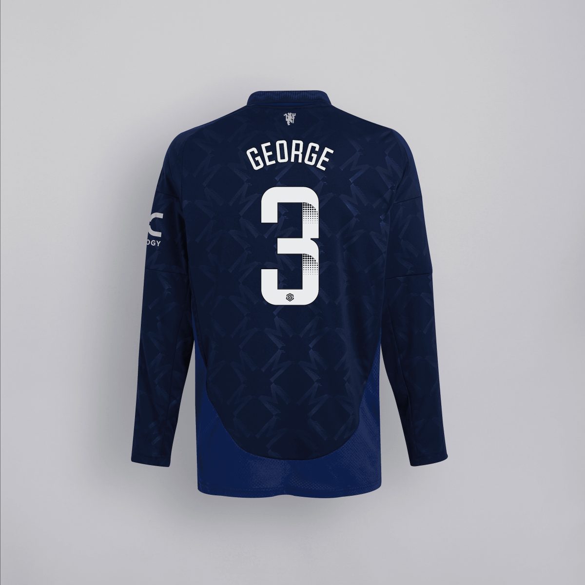 maglia da trasferta a manica lunga 2425 del manchester united – 3 gabrielle george Collezione | Maglie Ufficiali Man Utd