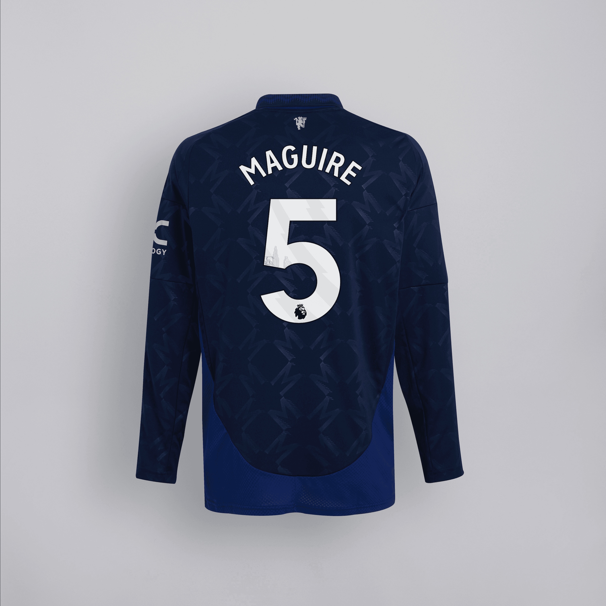 maglia da trasferta a maniche lunghe manchester united 2425 da bambino – 5 harry maguire Collezione | Maglie Ufficiali Man Utd
