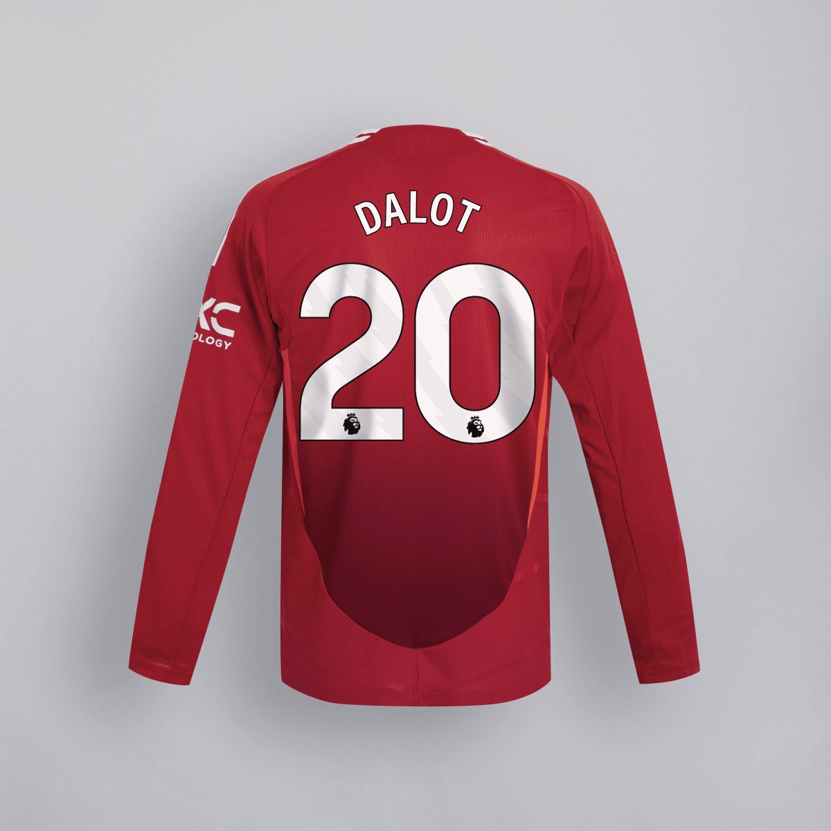 manchester united 2425 langarm home maglia autentica – 20 diogo dalot Collezione | Maglie Ufficiali Man Utd