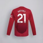 manchester united 2425 langarm home maglia autentica – 21 antony Collezione | Maglie Ufficiali Man Utd
