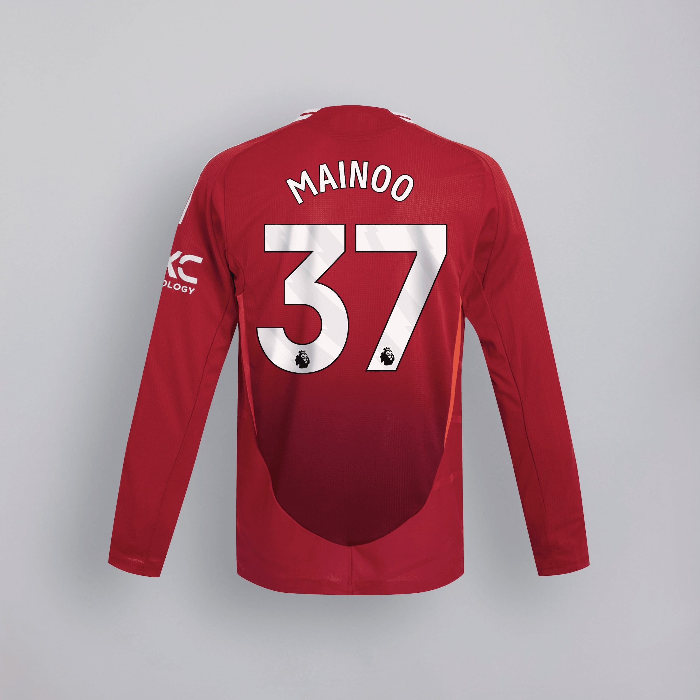 manchester united 2425 langarm home maglia autentica – 37 kobbie mainoo Collezione | Maglie Ufficiali Man Utd