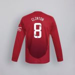 manchester united 2425 langarm home maglia autentica – 8 grace clinton Collezione | Maglie Ufficiali Man Utd